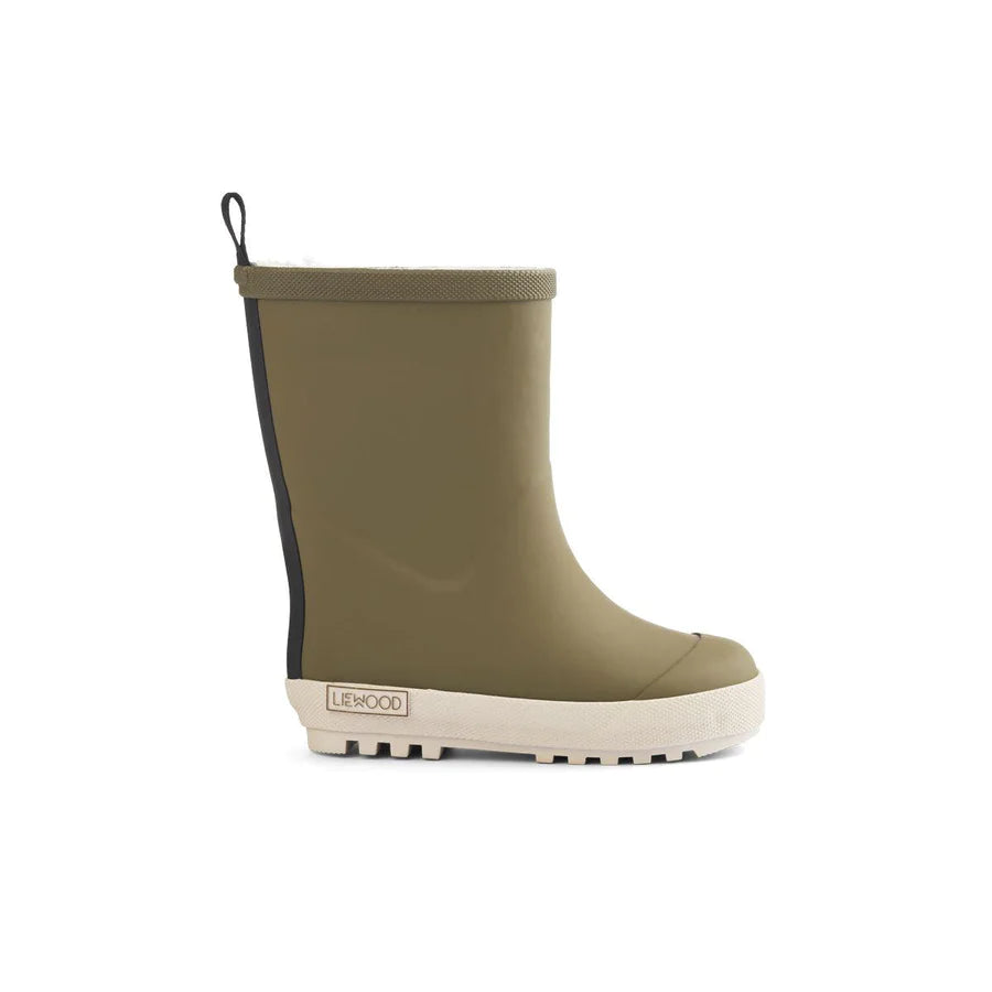 Botas de agua infantil Mason Thermo Khaki de Liewood