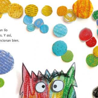 El Monstruo de Colores, en cartoné
