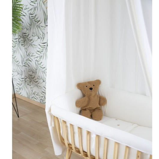 Minicuna de Ratán con vestidura colchón 90x50 Childhome