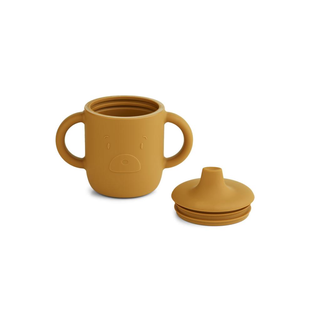 Vaso de aprendizaje Mr Bear Caramelo de Liewood