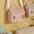 Bolso casa de ratán Rosa Olli Ella