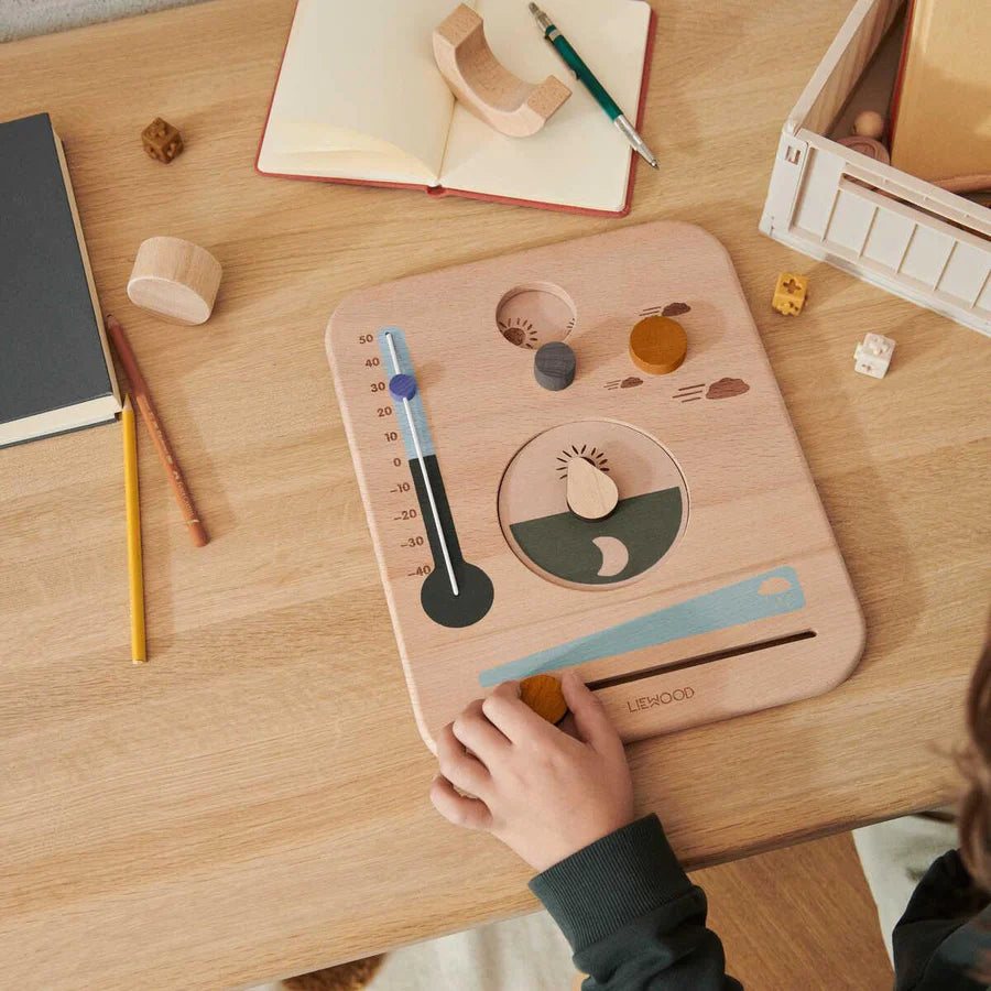 Estación meteorológica de madera Piet de Liewood