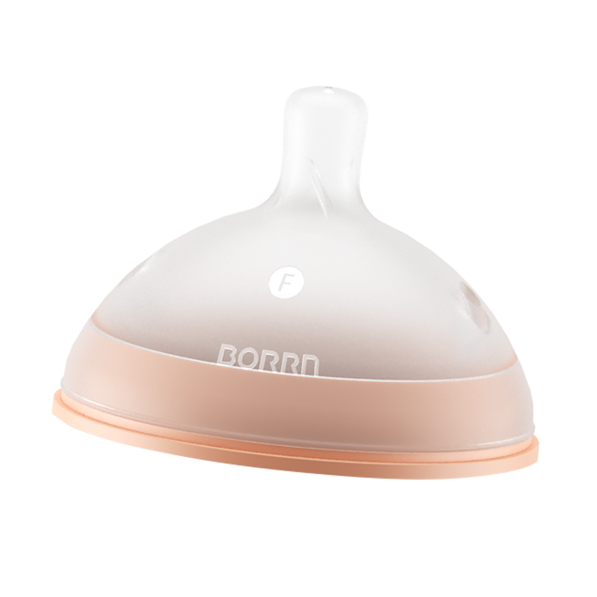 Tetina silicona Flujo Rápido Borrn naranja