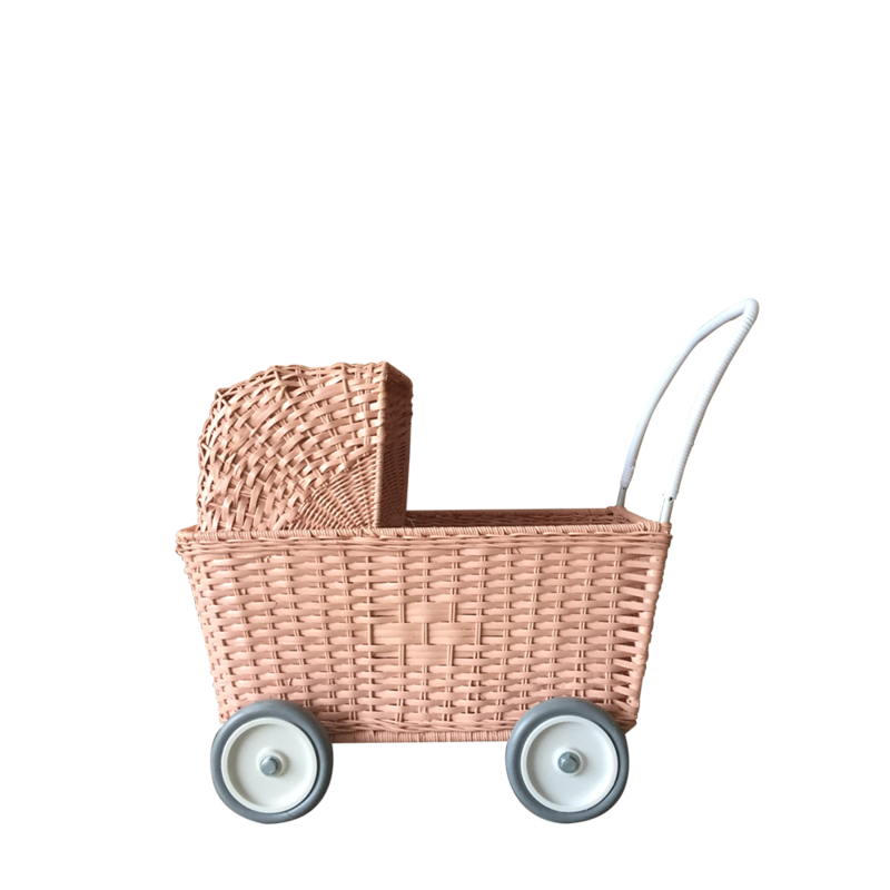 Cochecito ratán Rosa Olli Ella