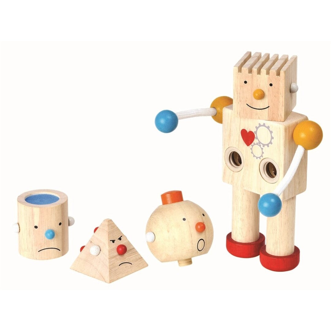 Construye a tu Robot de madera emociones - Plantoys