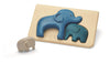 Puzzle de madera Elefantes- Plantoys