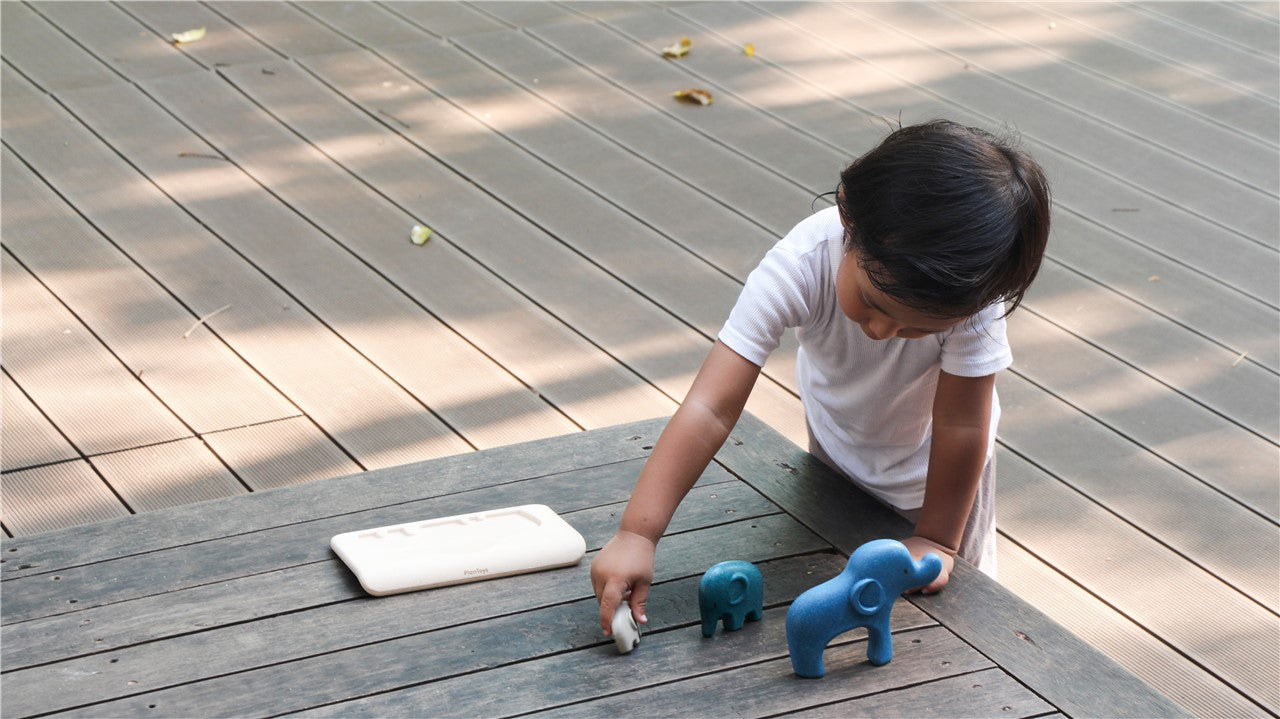 Puzzle de madera Elefantes- Plantoys