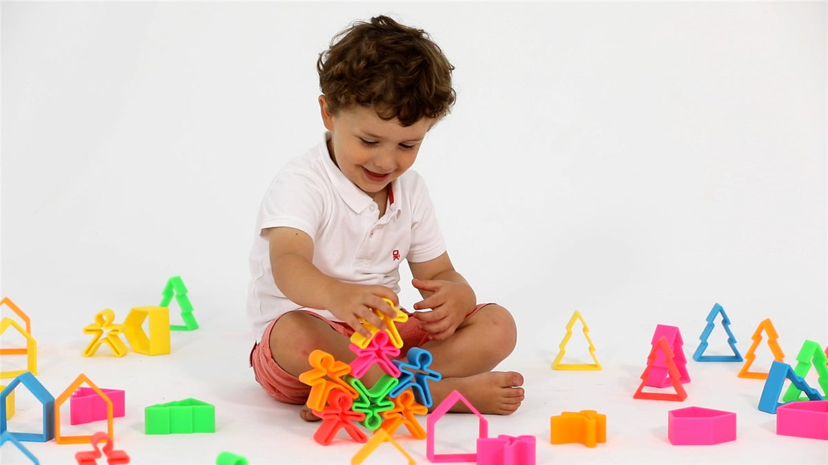 Kit Dena 6 Kids + 6 House colores neón