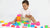 Kit Dena 6 Kids + 6 Houses + 6 Trees colores neón