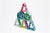 Kit Dena 6 Kids + 6 Houses + 6 Trees colores Pastel