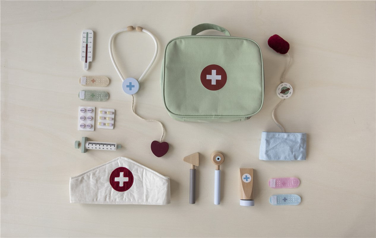 Maletín médico de madera de Little Dutch