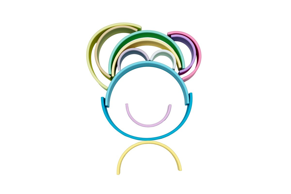 Arcoiris Dena de colores Pastel Grande 12 piezas