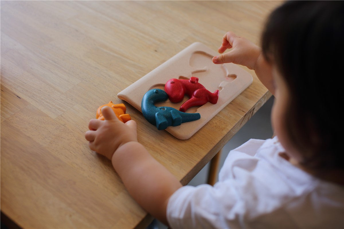 Puzzle de madera Dinos- Plantoys
