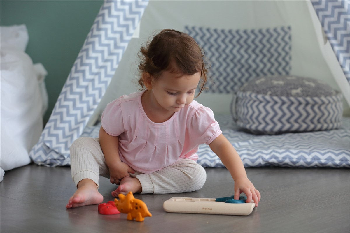 Puzzle de madera Dinos- Plantoys