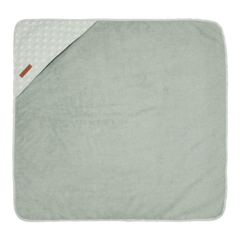 Toalla capa de baño menta de  Little Dutch