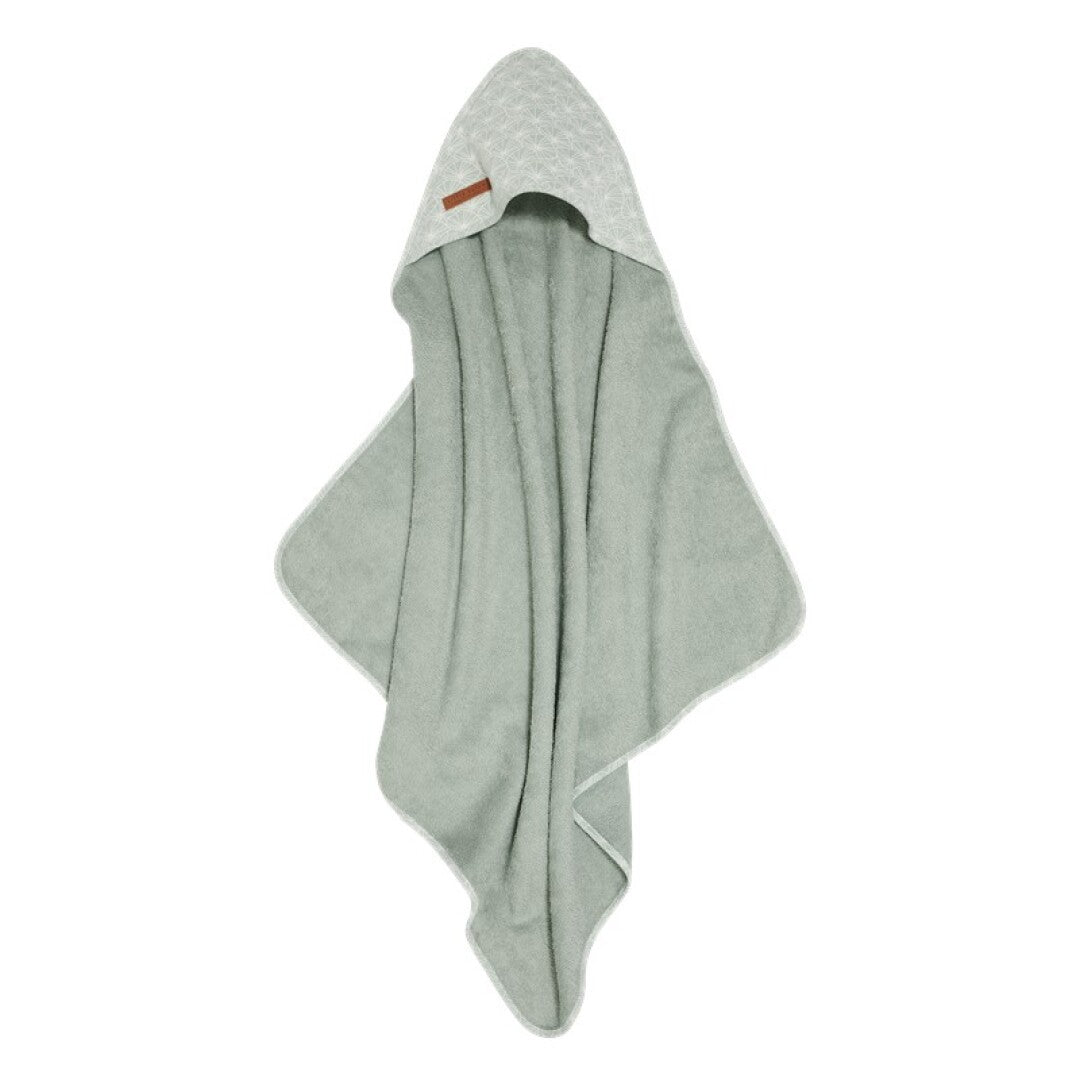 Toalla capa de baño menta de  Little Dutch