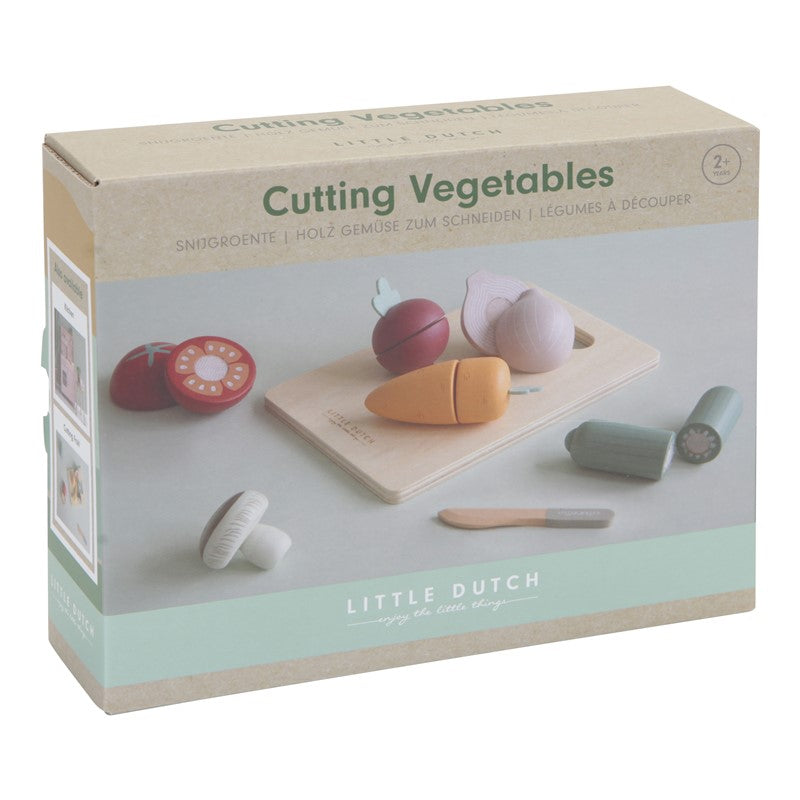 Verduras para cortar de madera de Little Dutch