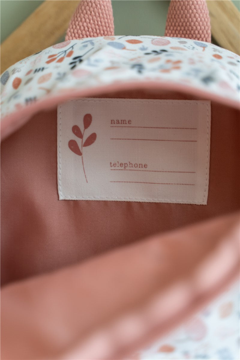 Mochila infantil Flores Rosas de Little Dutch