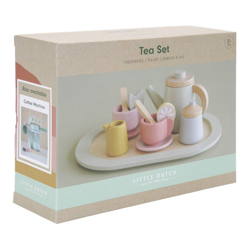 Set de té de madera Little Dutch