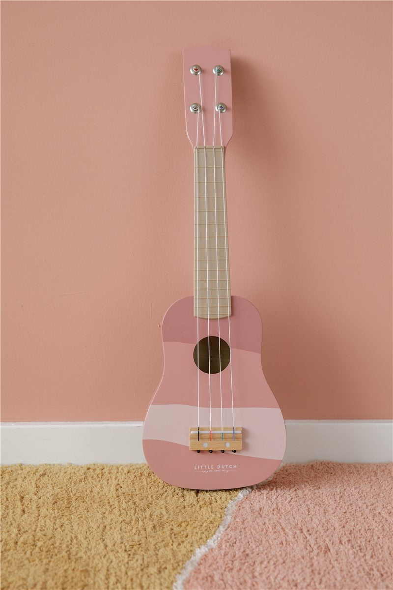 Guitarra rosa Little Dutch