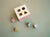 Encajable de madera formas geométricas Flores Rosa de Little Dutch