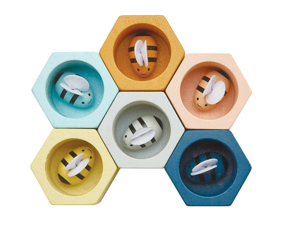 Abejas en la colmena de madera Orchard - Plantoys