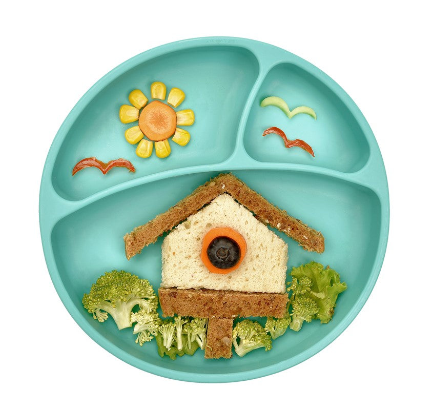 Portions Plato verde mauricio de 3 secciones de MiniKoioi