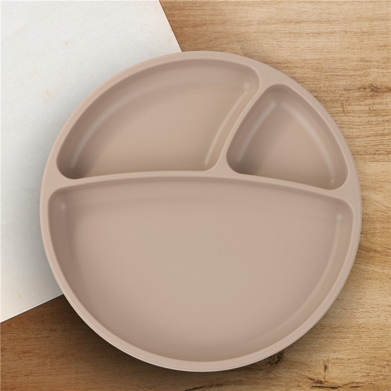 Portions Plato beige bubble de 3 secciones de MiniKoioi