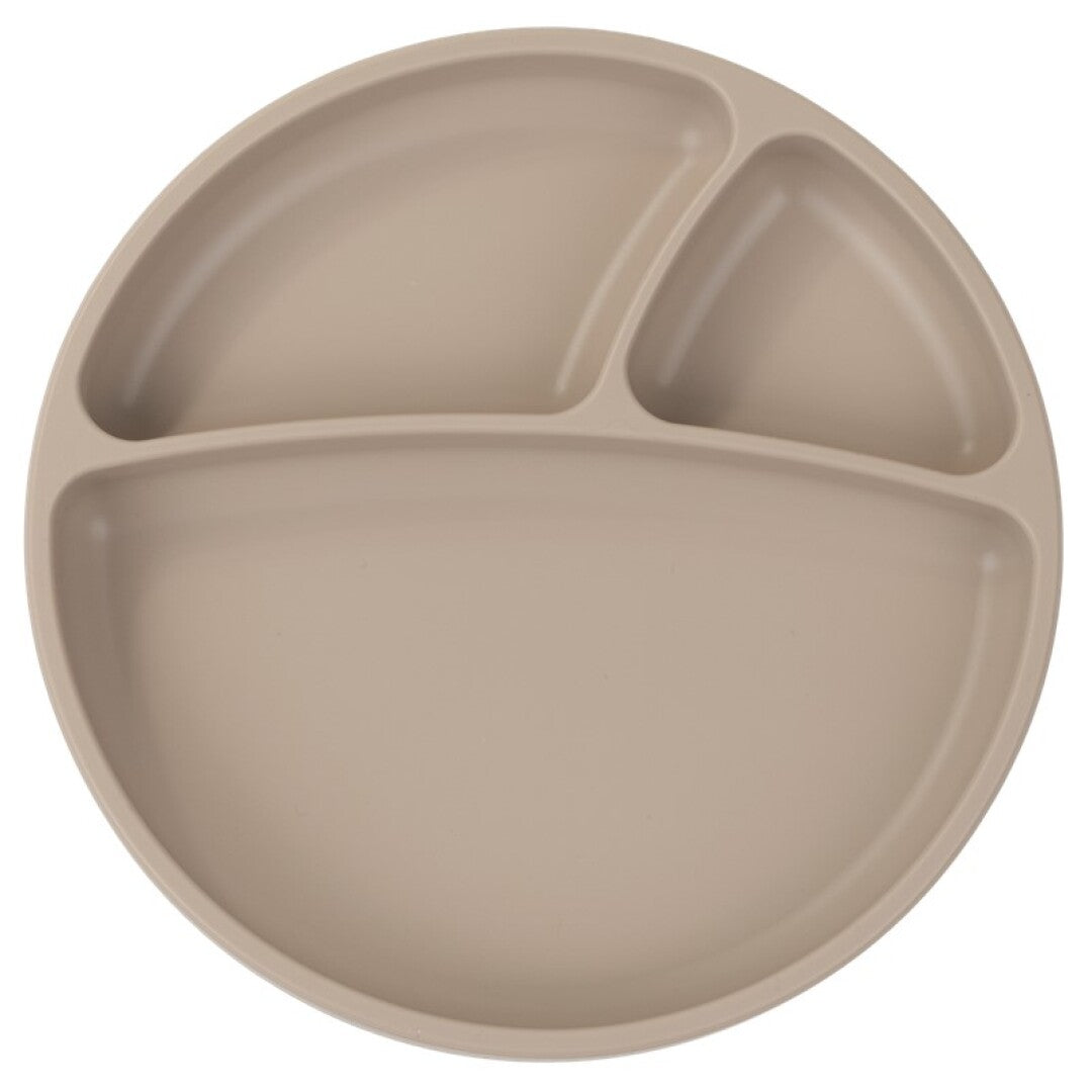Portions Plato beige bubble de 3 secciones de MiniKoioi