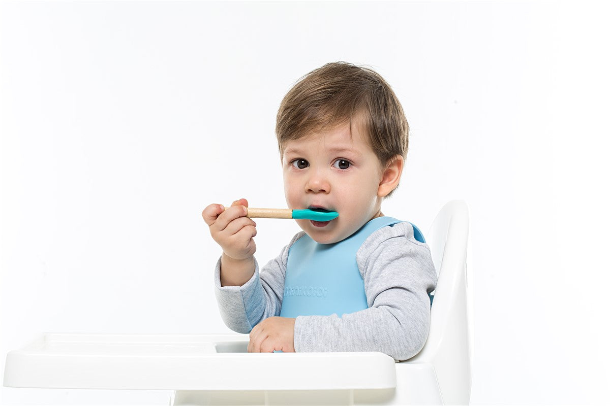 Set de 2 Cucharas Verde/rosa de MiniKoioi