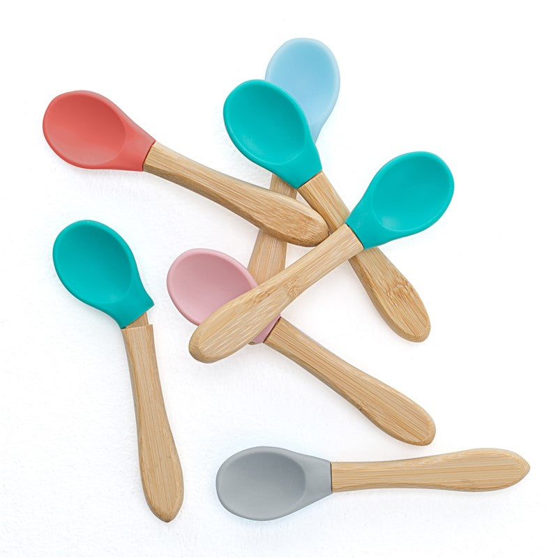 Set de 2 Cucharas Verde/rosa de MiniKoioi