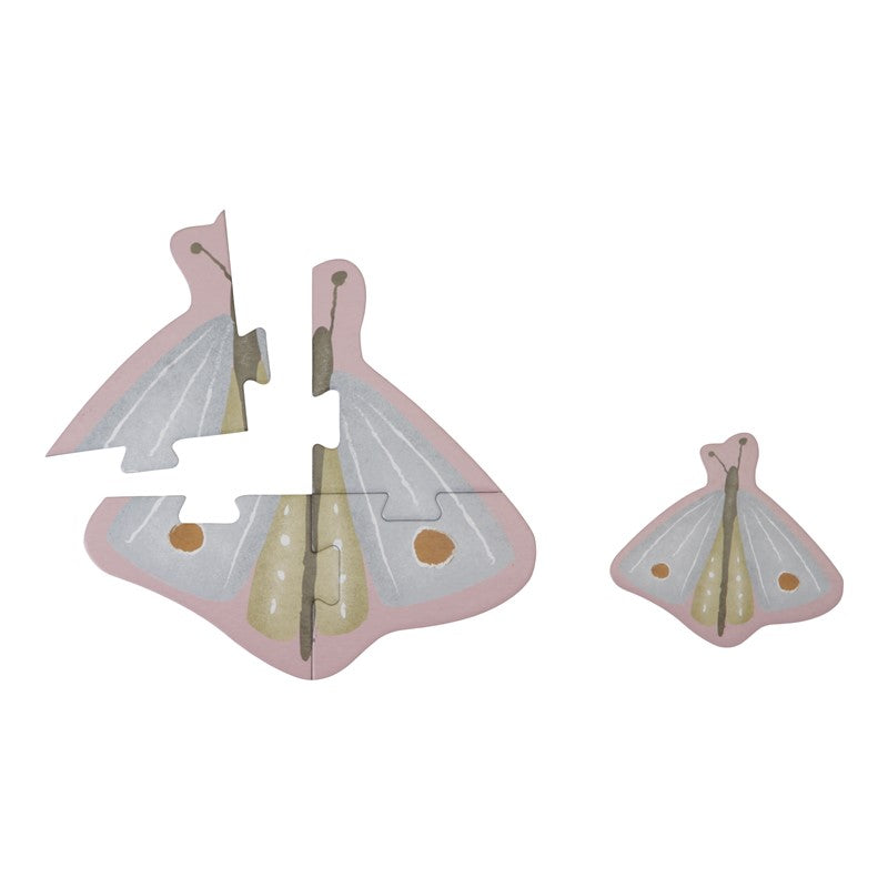 Puzzle Flores y Mariposas 6 en 1 de Little Dutch