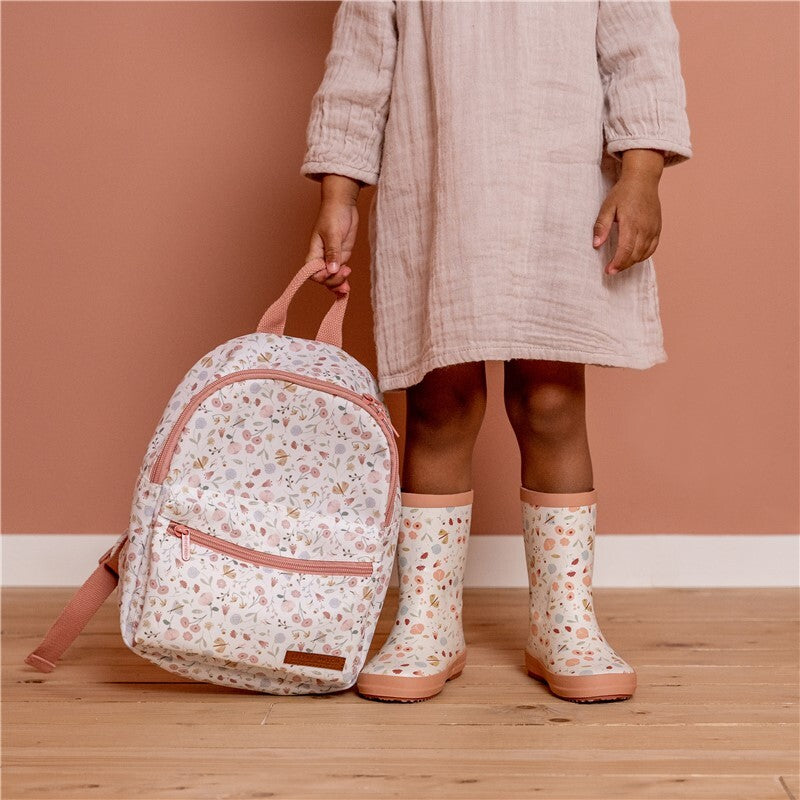 Mochila infantil Flores Rosas de Little Dutch