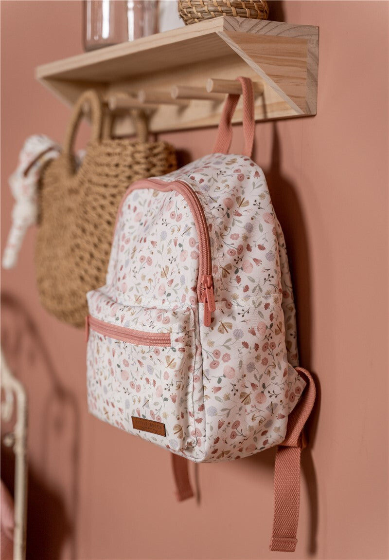 Mochila infantil Flores Rosas de Little Dutch