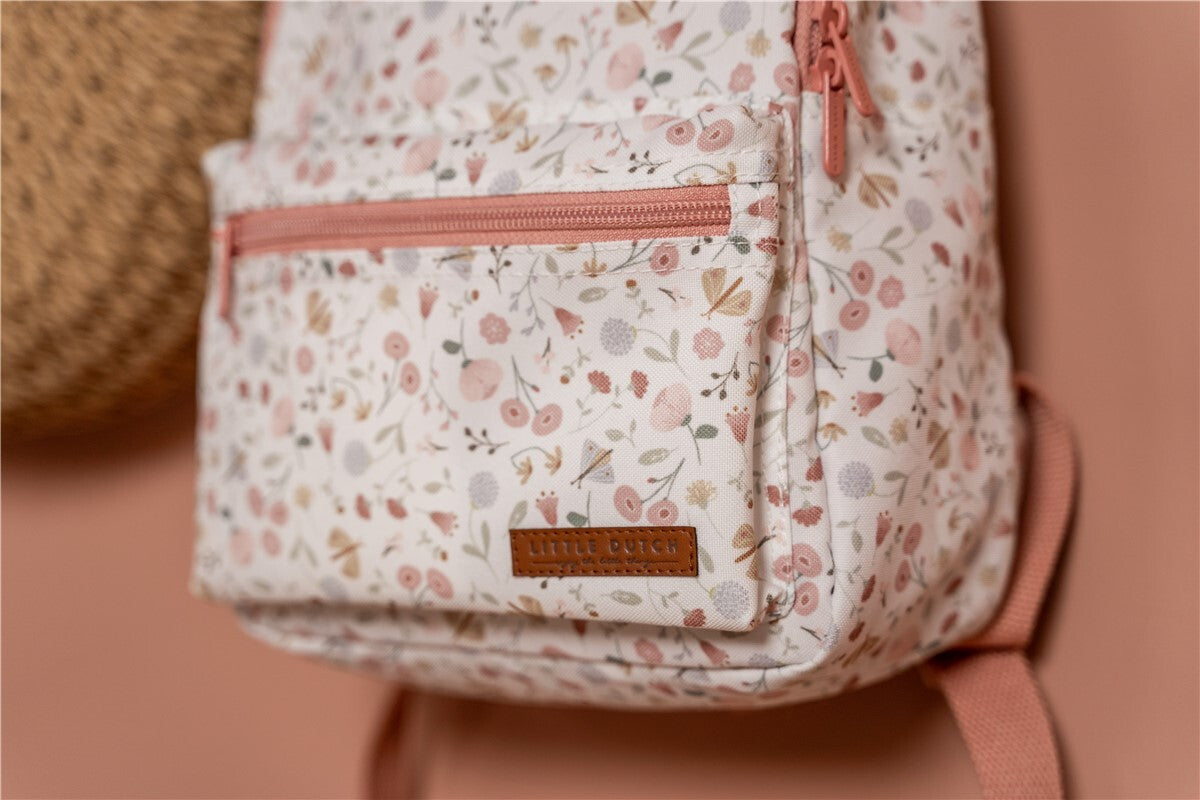 Mochila infantil Flores Rosas de Little Dutch