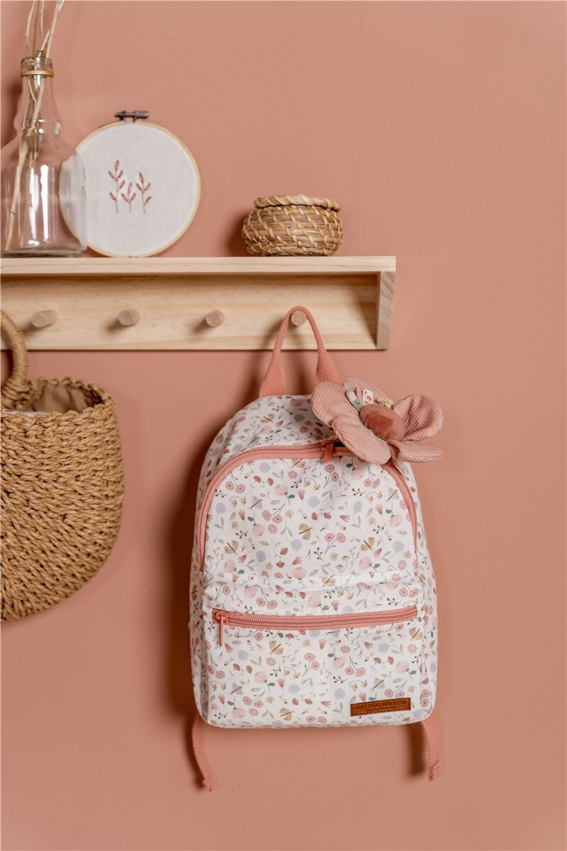 Mochila infantil Flores Rosas de Little Dutch