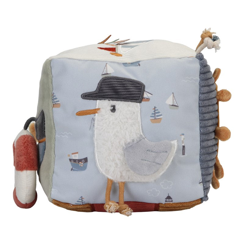 Cubo blandito de actividades Sailors bay de Little Dutch