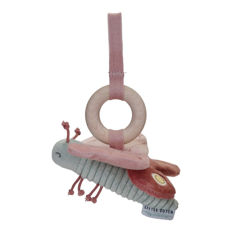 Gimnasio de madera rosa flores y mariposas Little Dutch