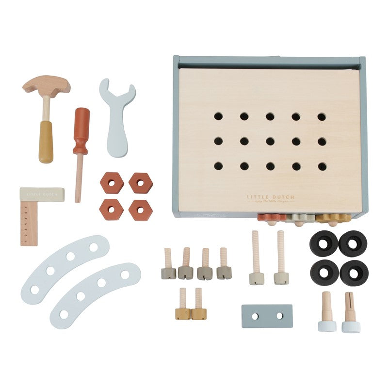 Little Dutch 7079 FSC - Banco de madera con herramientas : :  Juguetes y juegos