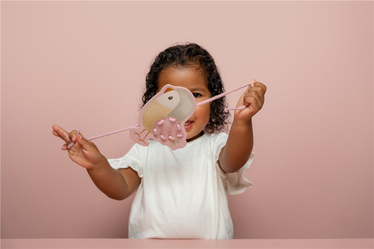 Tarjetas para enlazar cordones Flores Little Dutch