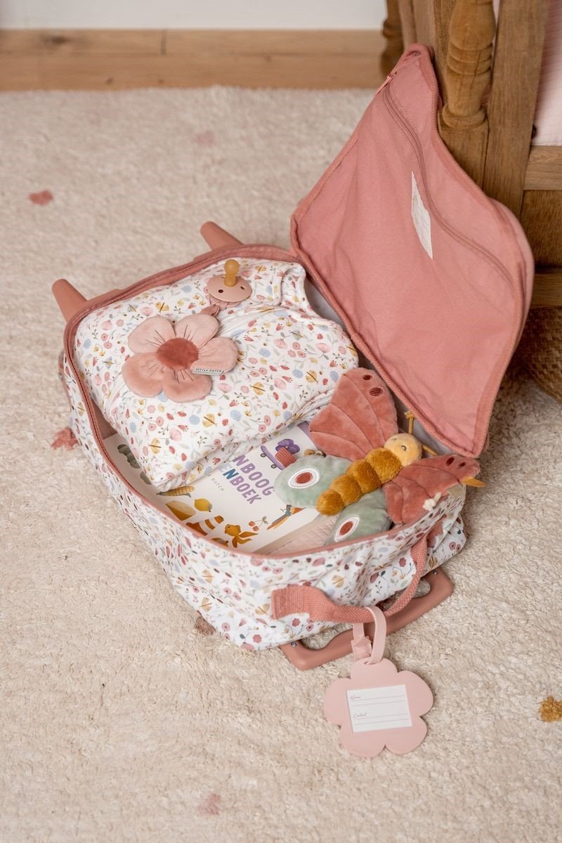 Maleta infantil Flores y Mariposas Little Dutch