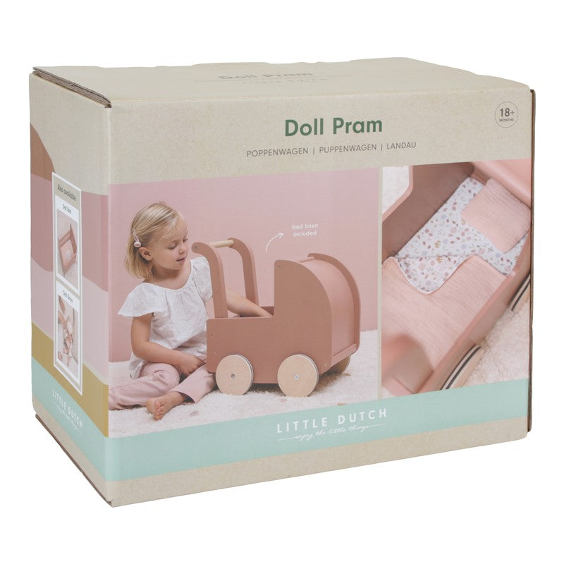 Carro para Muñeca FSC de Little Dutch