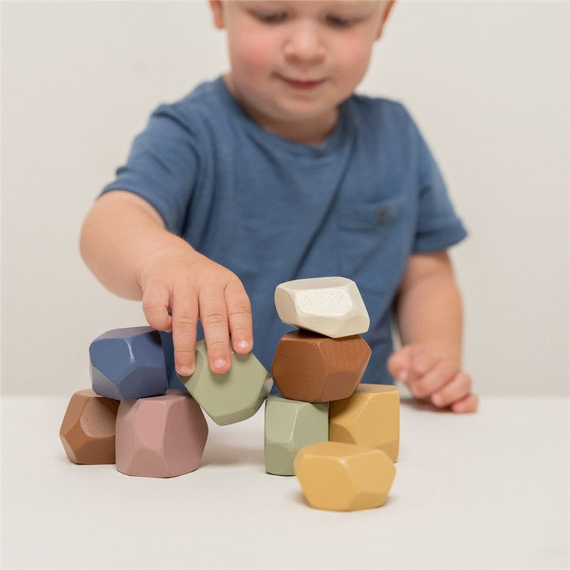 Rocas apilables madera Vintage FSC de Little Dutch