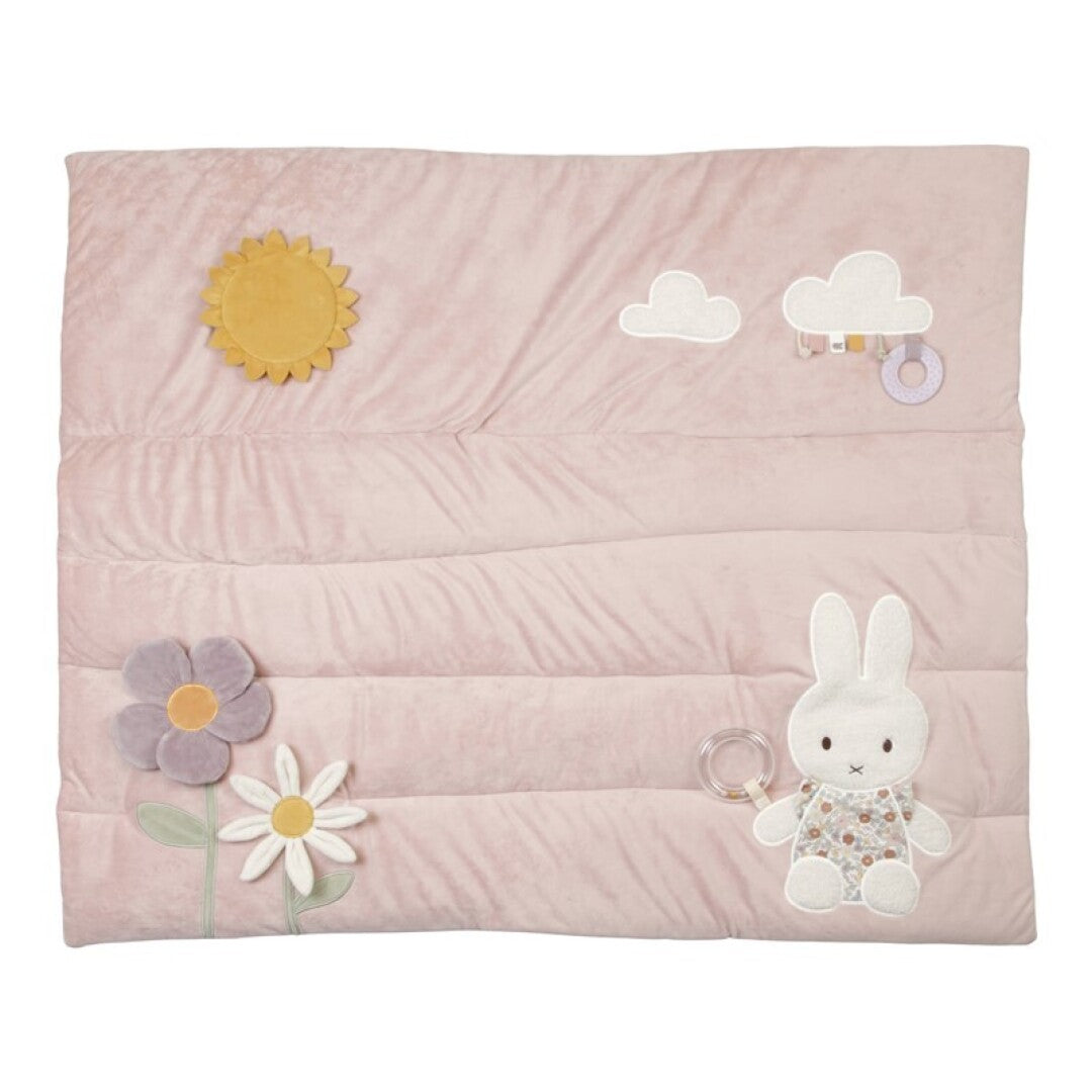 Manta de juego Miffy Vintage Flores de Little dutch