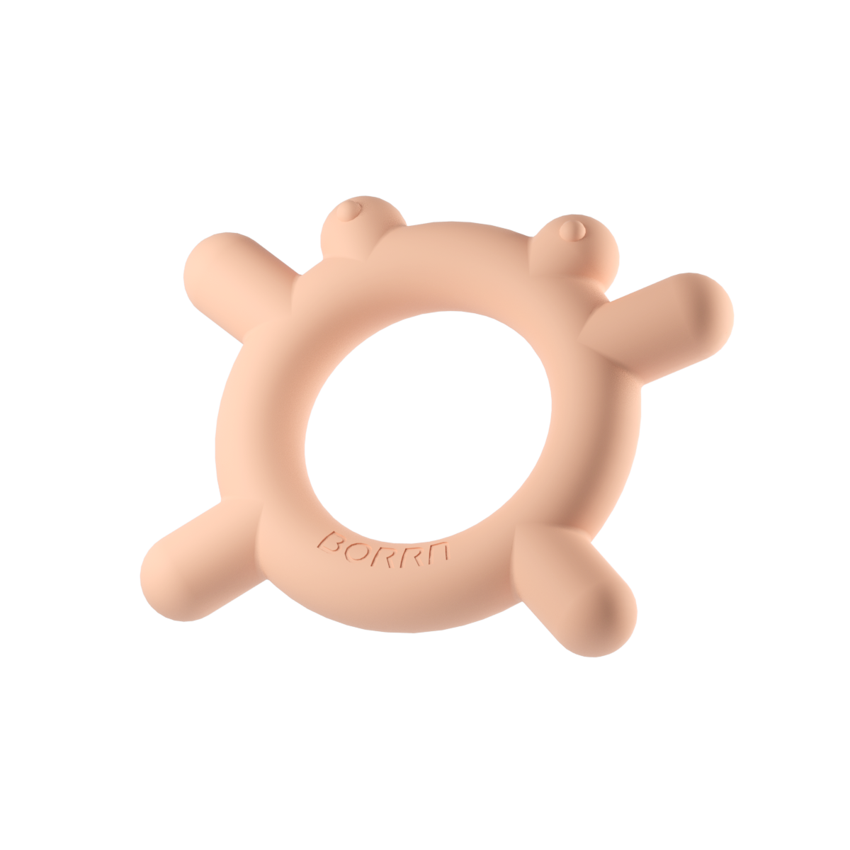 Mordedor de silicona Borrn Rana naranja