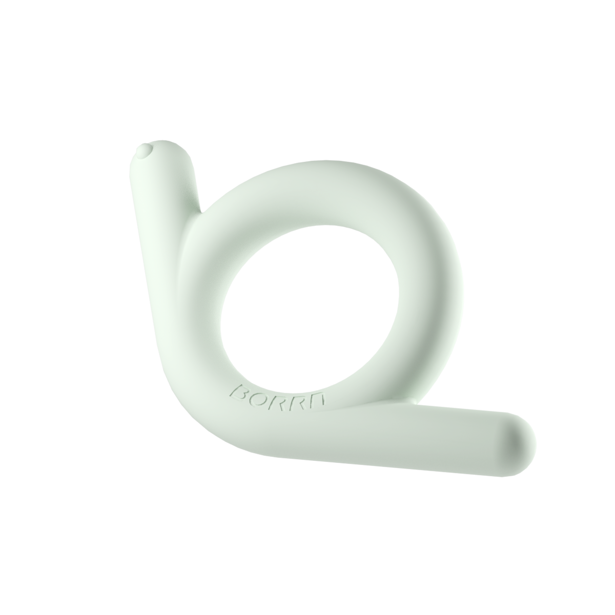 Mordedor de silicona Borrn Caracol verde