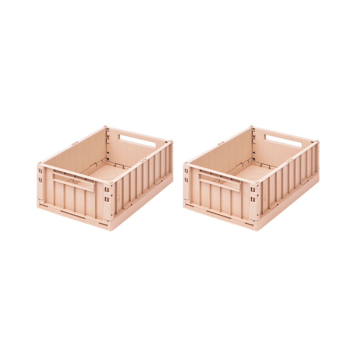 Pack de 2 Caja Plegable Mediana Weston Rosa de Liewood