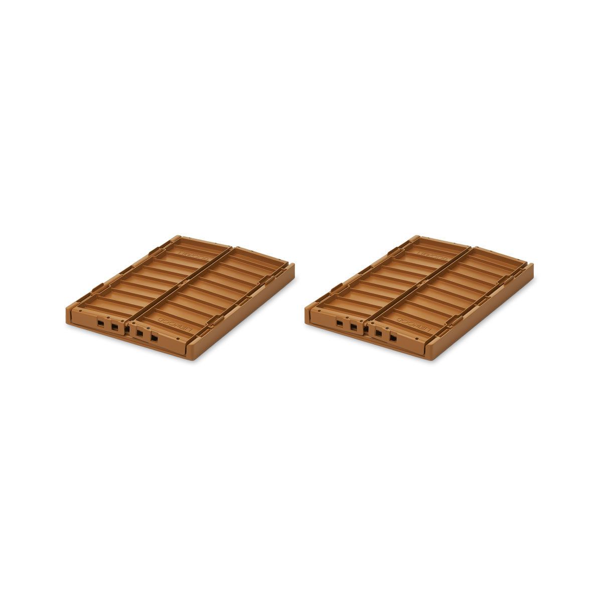 Pack de 2 Caja Plegable Mediana Weston Caramelo de Liewood