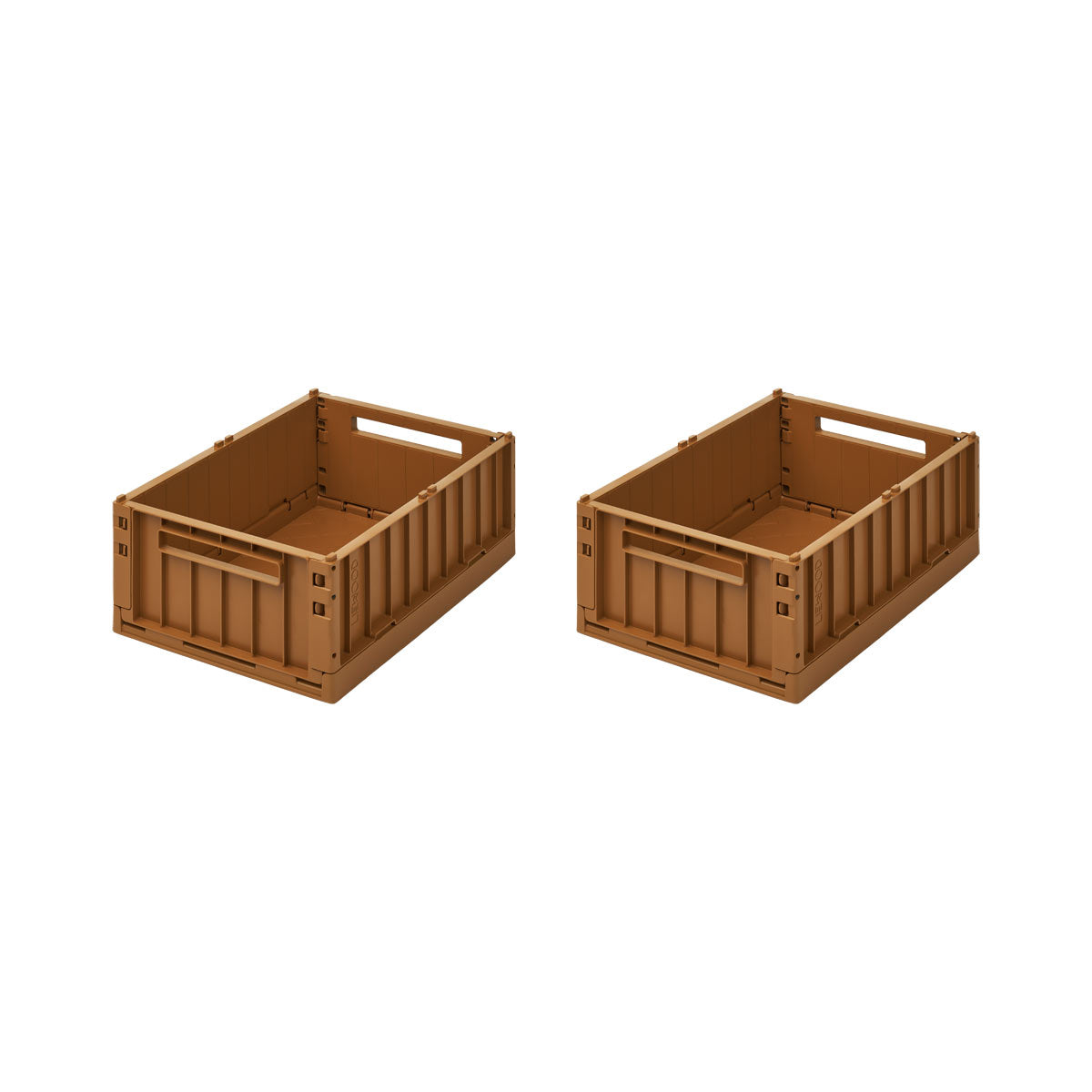 Pack de 2 Caja Plegable Mediana Weston Caramelo de Liewood