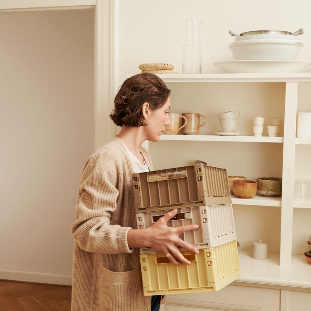 Pack de 2 Caja Plegable Mediana Weston Caramelo de Liewood